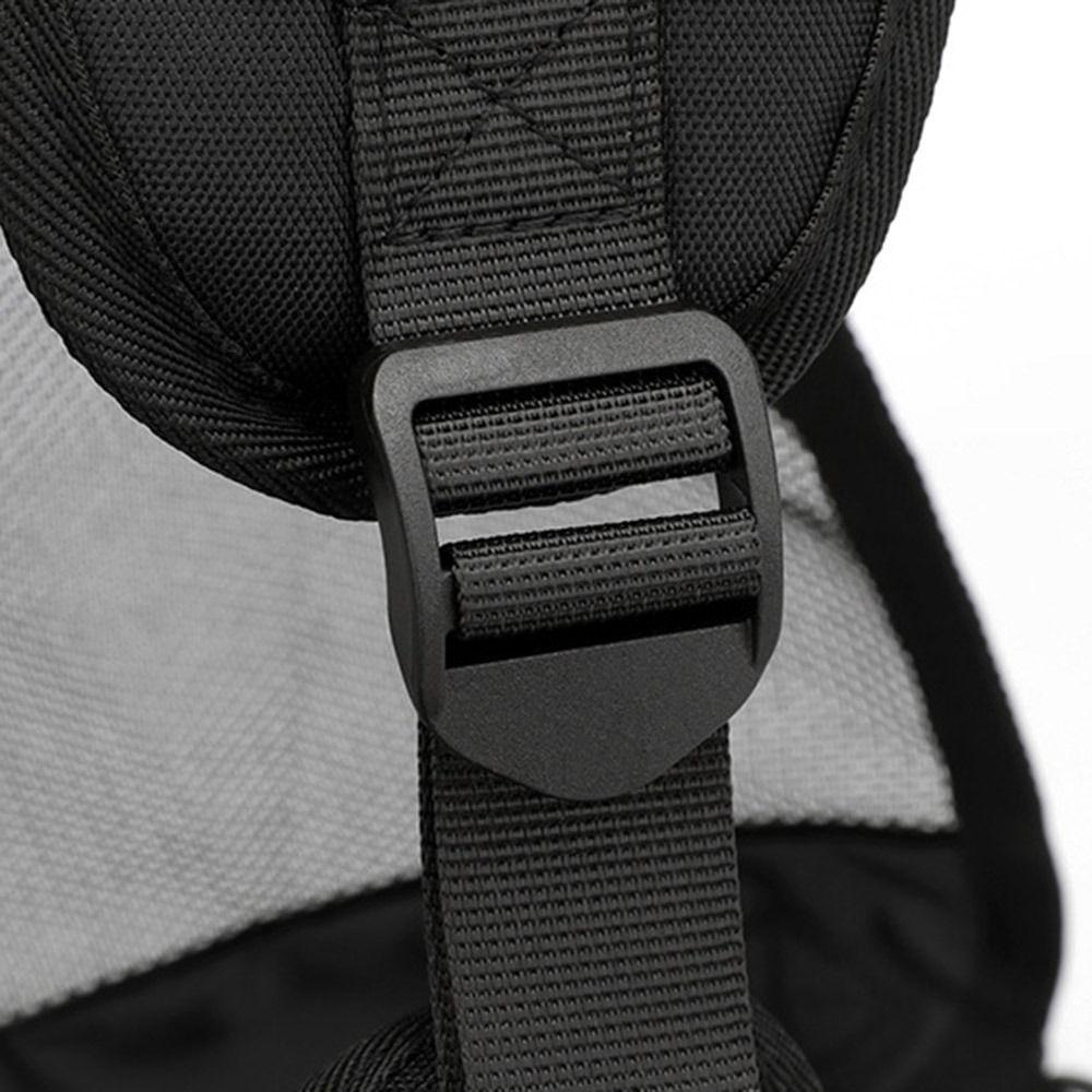 Durable Reflective Running Vest Bag Streetwear Breathable Hip Hop Vest Bag Large Capacity Casual Front Chest Pack Unisex
