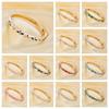 Exquisite Painting Enamel Flower Bangle Lightweight Metal Rhinestone Thin Bracelet  Beach Vacation