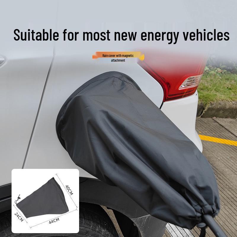 Magnetic Rain Cover for BYD Tesla Charging Port Magnetic Oxford Fabric Rain Cover
