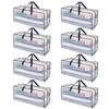 VENO Futon Storage 88L Large Alternative To Cardboard Boxes for Storage Moving Futon Clothing Closet Travel Set of Bags, Backpack-Style, Capacity,