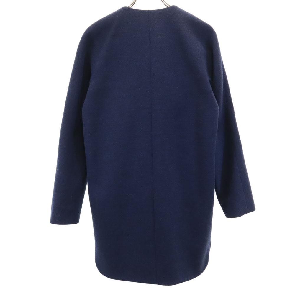 Balenciaga Пальто 34 темно-синее женское б/у, сделано во Франции