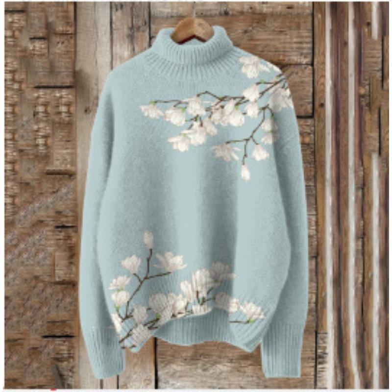 XS-6XL A Variety of Optional 2025 Latest Christmas Abstract Print Casual Outerwear Sweater