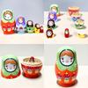 Russian Nesting Doll Wooden-Christmas,birthdays,resurrection  other holidays children's toys- friends, family holiday gifts - home, offices,ornaments