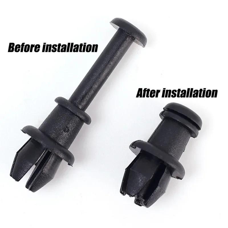 Fastener Buckle Car Retainer Clips Black Vehicle Trunk Luggage Rack Hook Pivot Interior Trim Card Door Liner Fixed Clamp 1-10PCS