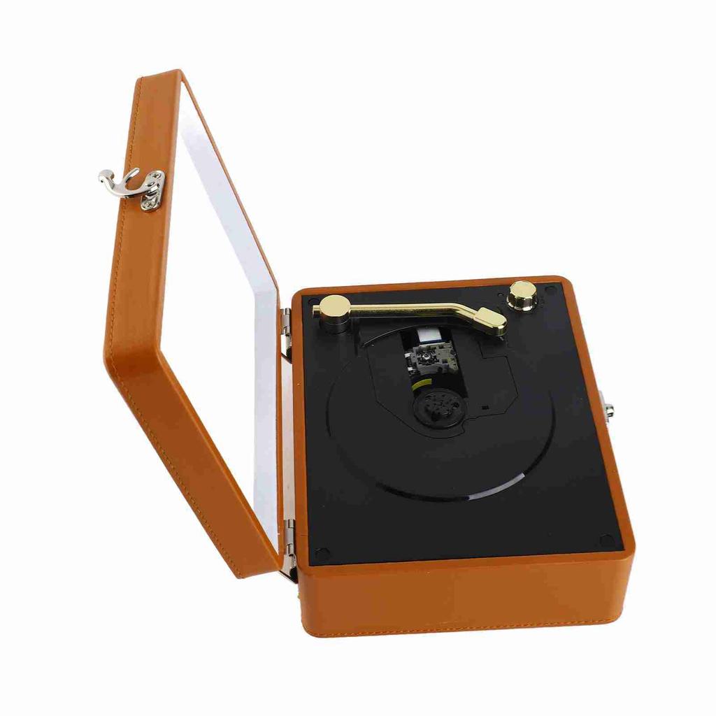 Record Player with Stereo Speaker Bluetooth 2000mAh Retro CD Player for CD CD R CD RW VCD DVD MP3