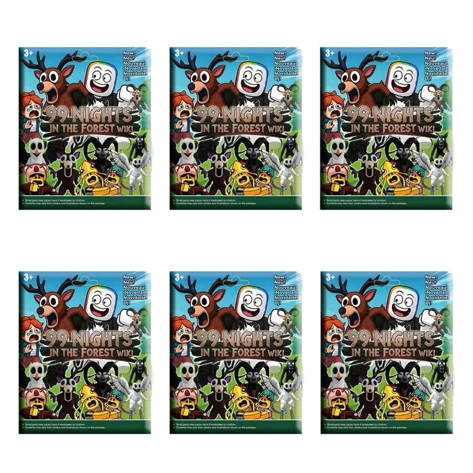 99 Nächte im Wald Actionfigur Hirsch Eule Ziege Blind Box Schreibtischdekoration Modell Ornamente Fans Mystische Weihnachtsgeschenke