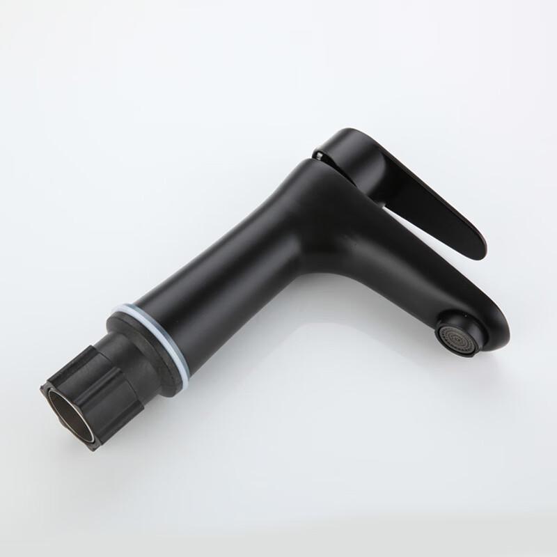 

OEING Stainless Steel Black Basin Faucet with Hot & Cold Water