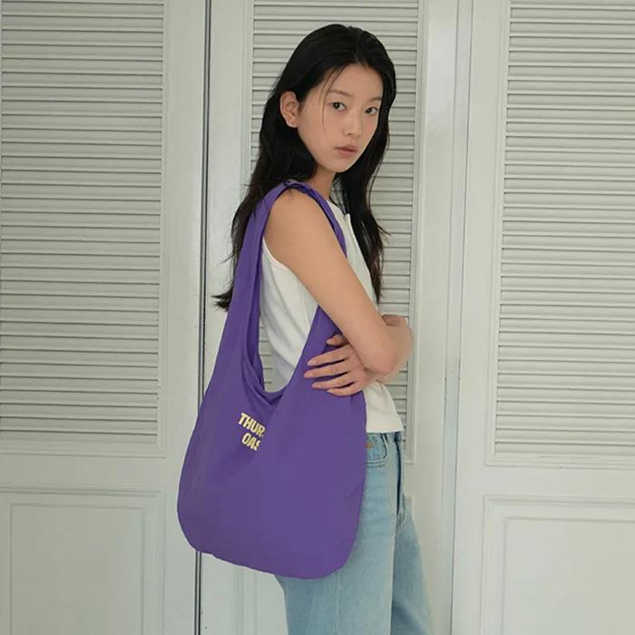 Weekdays Color Nylon Shoulder Bag_PURPLE(WB6AC05)