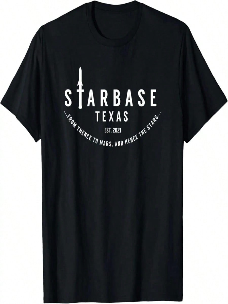 Starbase Texas Motto_ Mars To The Stars T-Shirt S разноцветный
