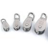 In Traction Loading Fixed 304 Sheave Swivel Block Single Wheel Stainless Steel Rope Pulley
