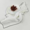 6PCS Multi-functional Solid Color Cotton Linen Napkin Square Sewn Edged Dining Table Napkin Washable Tea Towel Wedding