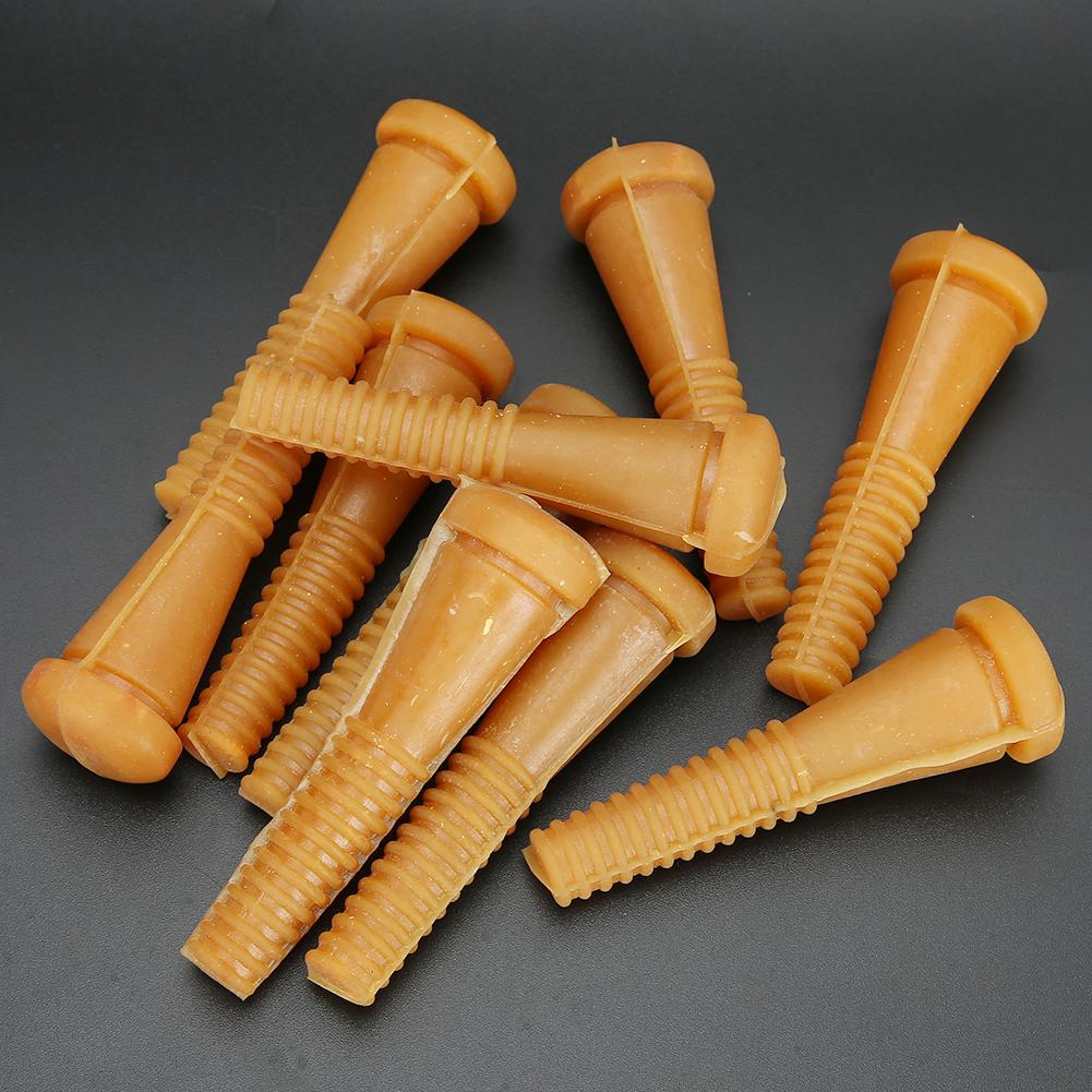 10 STÜCKE Gummi Viehzucht Geflügel Haarentfernungsleiste Maschine für Huhn Ente Gans ZubehörFaden