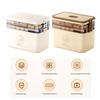 Portable Storage Solution Travel-friendly Storage Container Capacity Portable Pill Storage Box with Handle Sealing for Travel