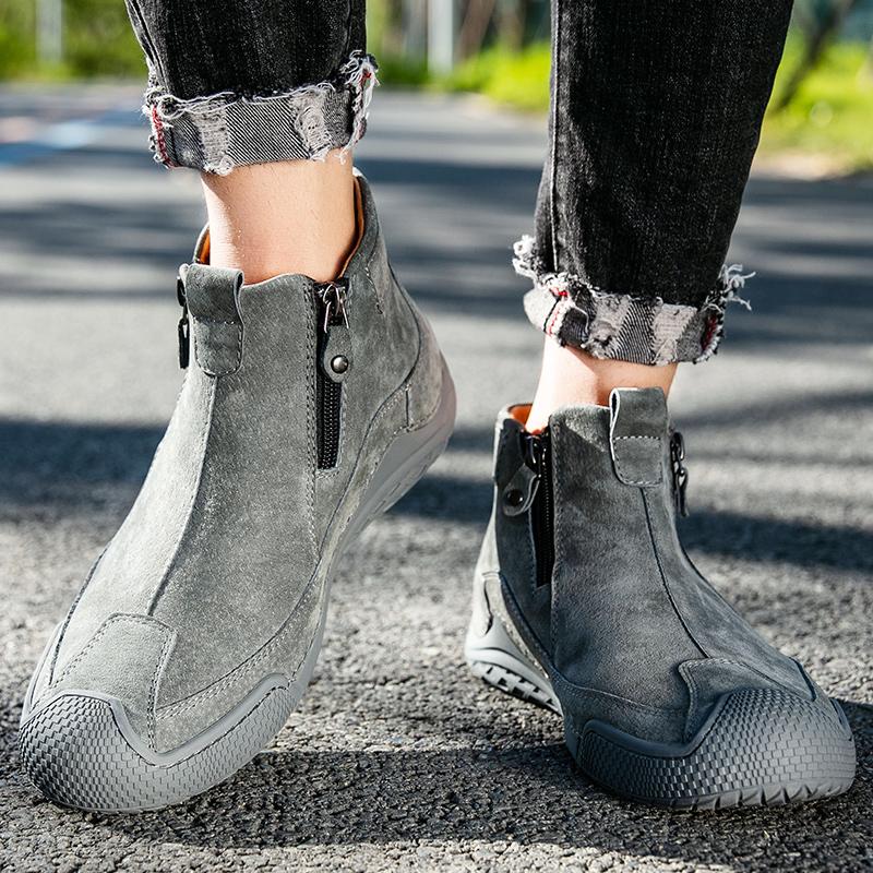 Fashion Ankle Boots for Men Breathable Hiking Outdoor Shoes Water Beach Mens Sandals Camping Climbing Aqua Sneaker