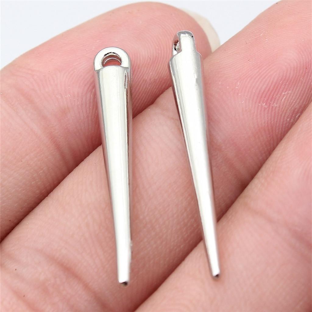 Accessories Parts Cone Shape Pendant End Beads Vintage Jewelry Supplies SA051