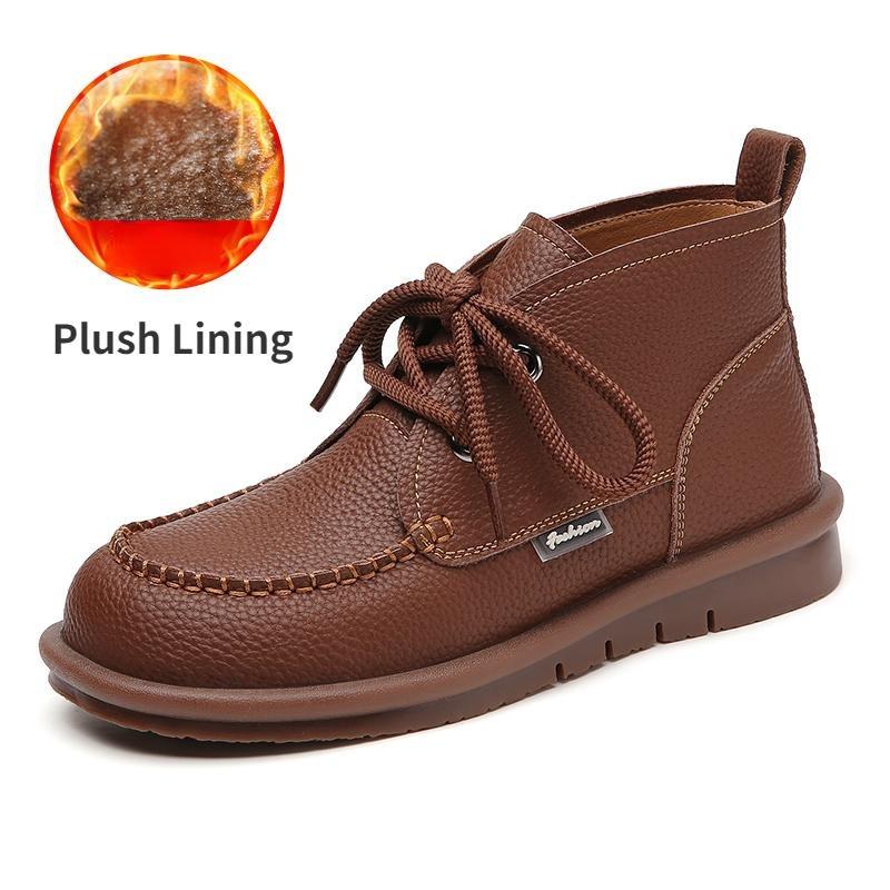 2025 New Thick Bottom Short Boots Spring and Fall Boots Padded Winter