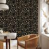 Gold Leather Wallpaper Black and Brown for Living Room and Bedroom 50x1000