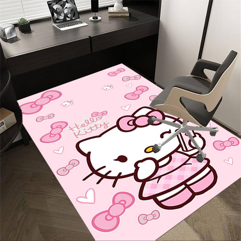 1 шт. Ковер Hello Kitty Коврик для офиса Наружный коврик Декор для дома Ковер для зоны Фестивальный подарок 60cm by 90cm