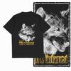 Coolmind MAE 100% Cotton Wolf Printed Exclusive Graphic Men T Shirt Big Size Streetwear Men Tshirt for Men T-shirt Tee Shirts