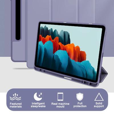 Case for Samsung Galaxy TAB S7 Plus/S8 Plus/S7 FE with Pencil Holder Cover Samsung 12.4'' Case