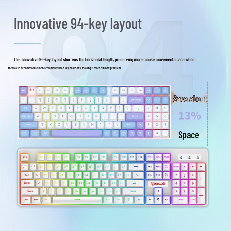 Redragon Magnetic Switch Mechanical Keyboard & G49 SE Gaming Mouse Combo