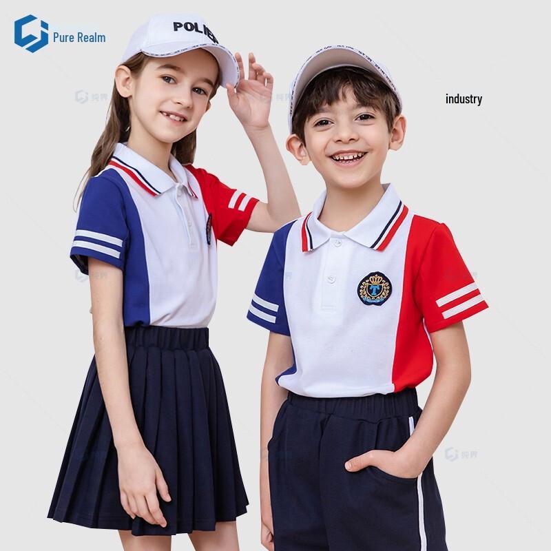 Chunjie Kids' Summer Two-Piece Uniform & Performance Set Fr-6005