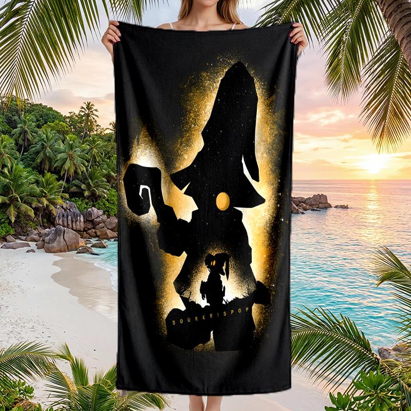 Ff9 Vivi Fashion Beach Towel: Ideal for Summer Adventures Soft, absorbent and quick drying suitable for swimming and bathing