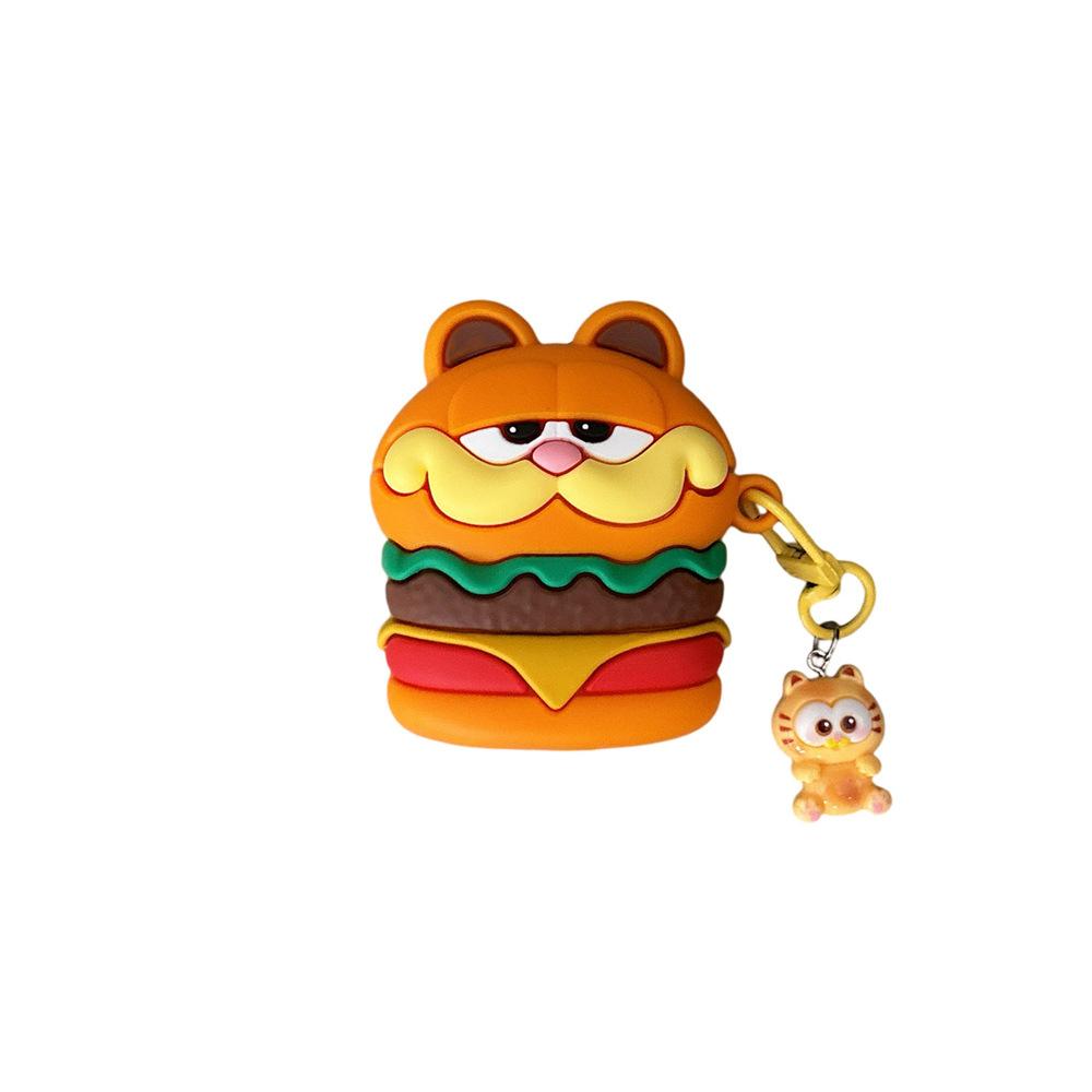 Fun burger Garfield for AirPods pro1 generation protective case 1 generation pro1 apple bluetooth headset case