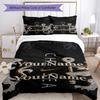 Chelsea Customize Your Name Bedding Set Breathable Duvet Cover with Pillowcases Home Decoration Birthday Gift