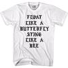 T-shirt da uomo Muhammad Ali Vola come una farfalla Pungi come un'ape Gotica