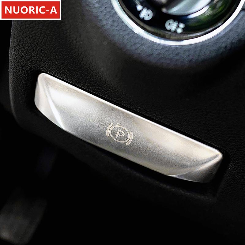 Car Dashbord Foot Brake Release Switch Cover Electronic Handbrake Frame Trim For Mercedes Benz C E Class W204 W212 GLK X204