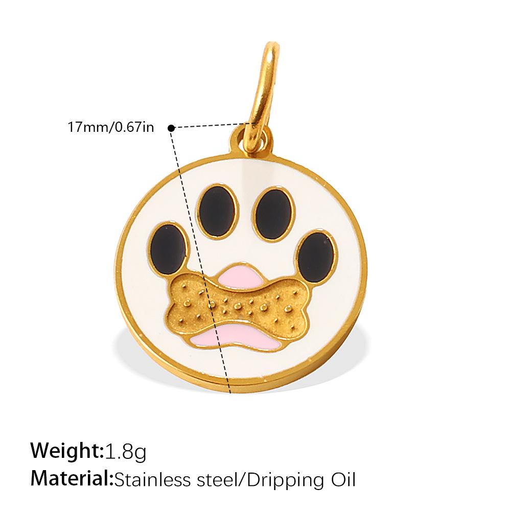 Yori Cute Animal Pendant Charms Adorable Cat Dog Paw Print Designs DIY Jewelry Accessories Making 2026 New
