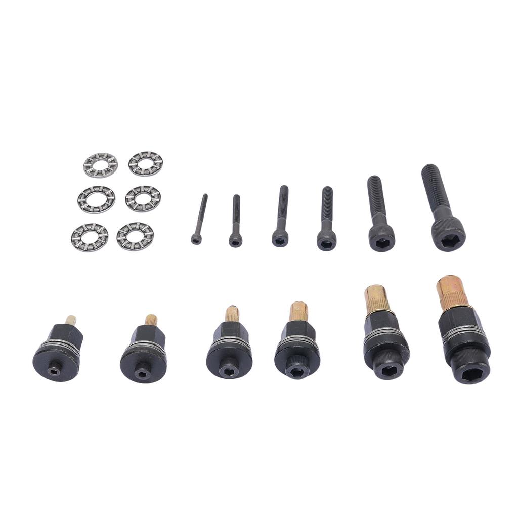 6 Stück Handnietkopfmutter Kohlenstoffstahl M10 M8 M6 M5 M4 M3 Handnietwerkzeugspitzen-Set Manuelle Nietspitze für enge Stellen