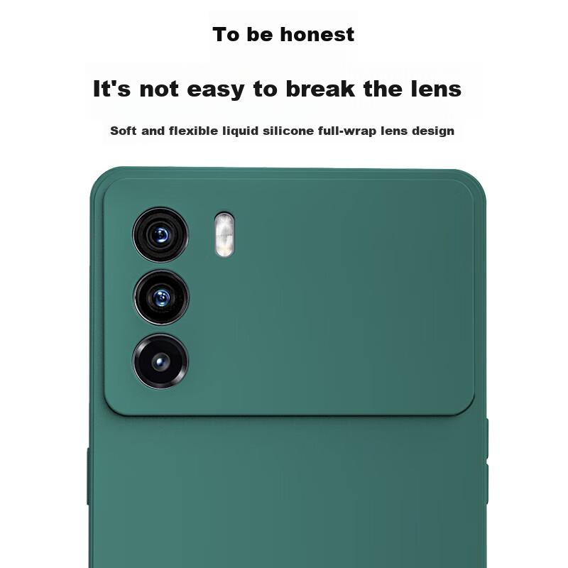 HotFire Phone Case for OPPO K9 Pro, OPPO K9 Pro Protective Cover, Full Lens Protection Upgraded Frosted Anti-Drop Silicone Soft Case - Midnight Black