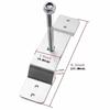 Utility Cargo Trailer Enclosed Spare Tire Carrier Holder Mount Wheel Bracket Mount Your Spare Tire Directly to The Wall