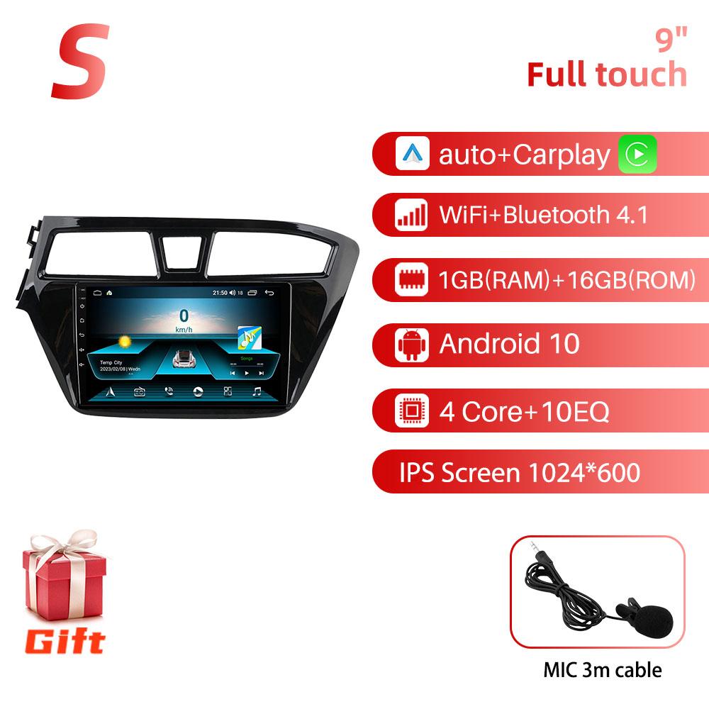 2 Din Android Car Radio Stereo for Hyundai I20 2014 - 2017 Left Hand Multimedia Player WIFI Navigation Autoradio GPS Head Unit