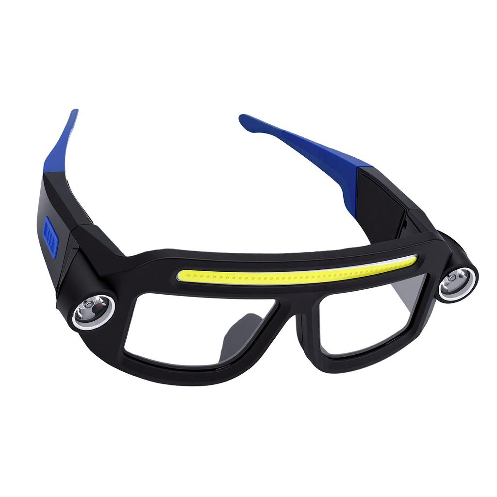LED Glasses Headlight Lightweight IPX4 Water Proof Rechargeable Hands Free Glasses Headlamp For Night Fishing Repair