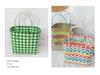 Children's Rainbow Plaid Woven Handbag - DIY Summer Bag for Vegetables & Fruits
