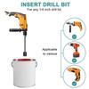 M-Modern-Epoxy Resin Paint Mixer Paddles For Drill,4Pcs Reusable Paint Stirrer Resin Drill Mixer Paddles And 2Pcs Extension Rods
