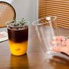 Transparent Glass Cup Juice Milk Tea Mug Drinkware Heat-resistant Glass Cups Large Capacity Cold Drink Cup Kitchen Supplies
