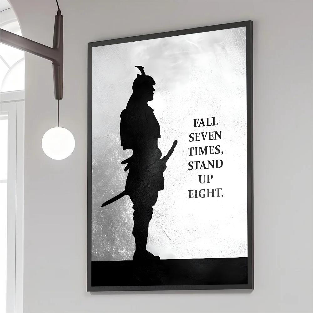 

Мотивационная картина на холсте Вдохновляющий черно-белый постер на бумаге Печать для дома Спальня Вход Искусство Живопись Украшения 21cm×30cm NoFrame