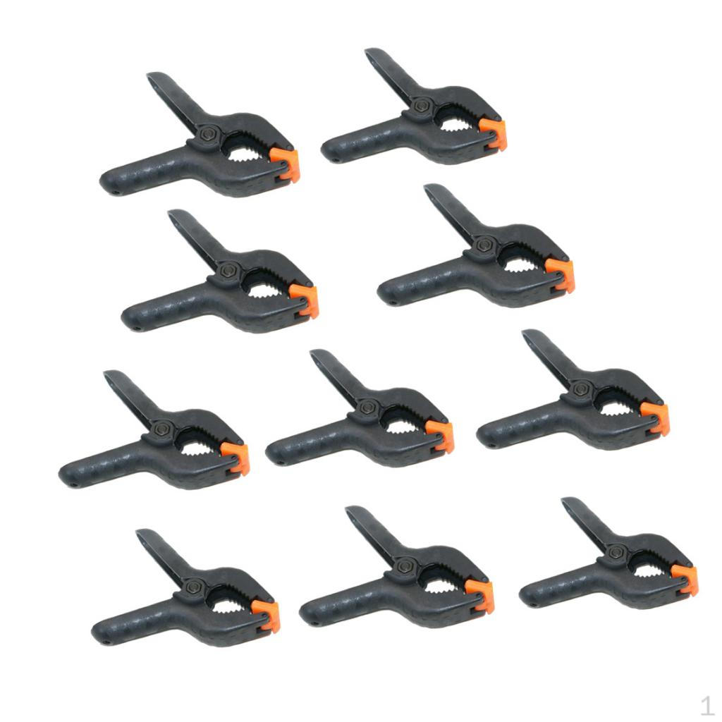 10x 4'' Strong Plastic Spring Clamps Stall Clips Large Tarpaulin