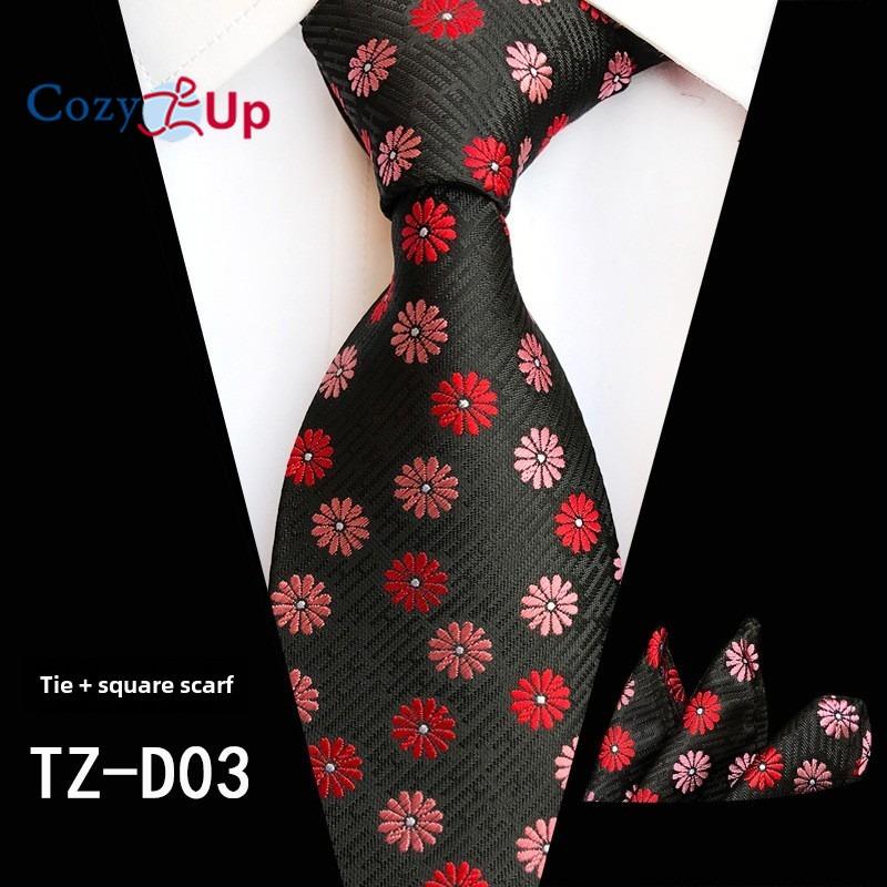 Cozy Up Fashion Paisley Multi-Colour Men's Tie Square Towel Set