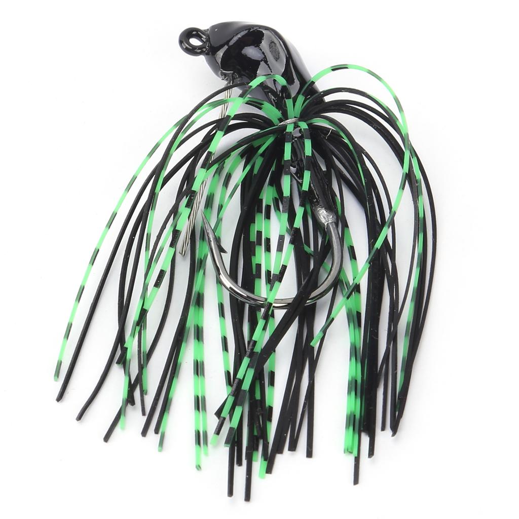 Willow Leaf Spinnerbait Anti Hanging Bottom Fishing Lure Spinner Bait for Fresh Sea BassBlack