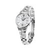 25th Is Super Lucky Day. Clear Case Seiko Lukia Standard Collection Radio Solar Wristwatch Women SSVV081 Analog Silver Made Japan Brand Stylish Cute