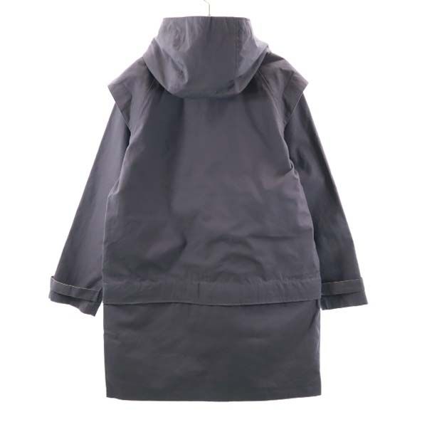 unused Johnbull separate coat L gray Hooded jacket 2-way Men's Used