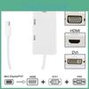 Mini Dp To Hdmi Dvi Vga 3in1 Adapter With Chipset For Macbook Pro Air Multi Monitor Setup