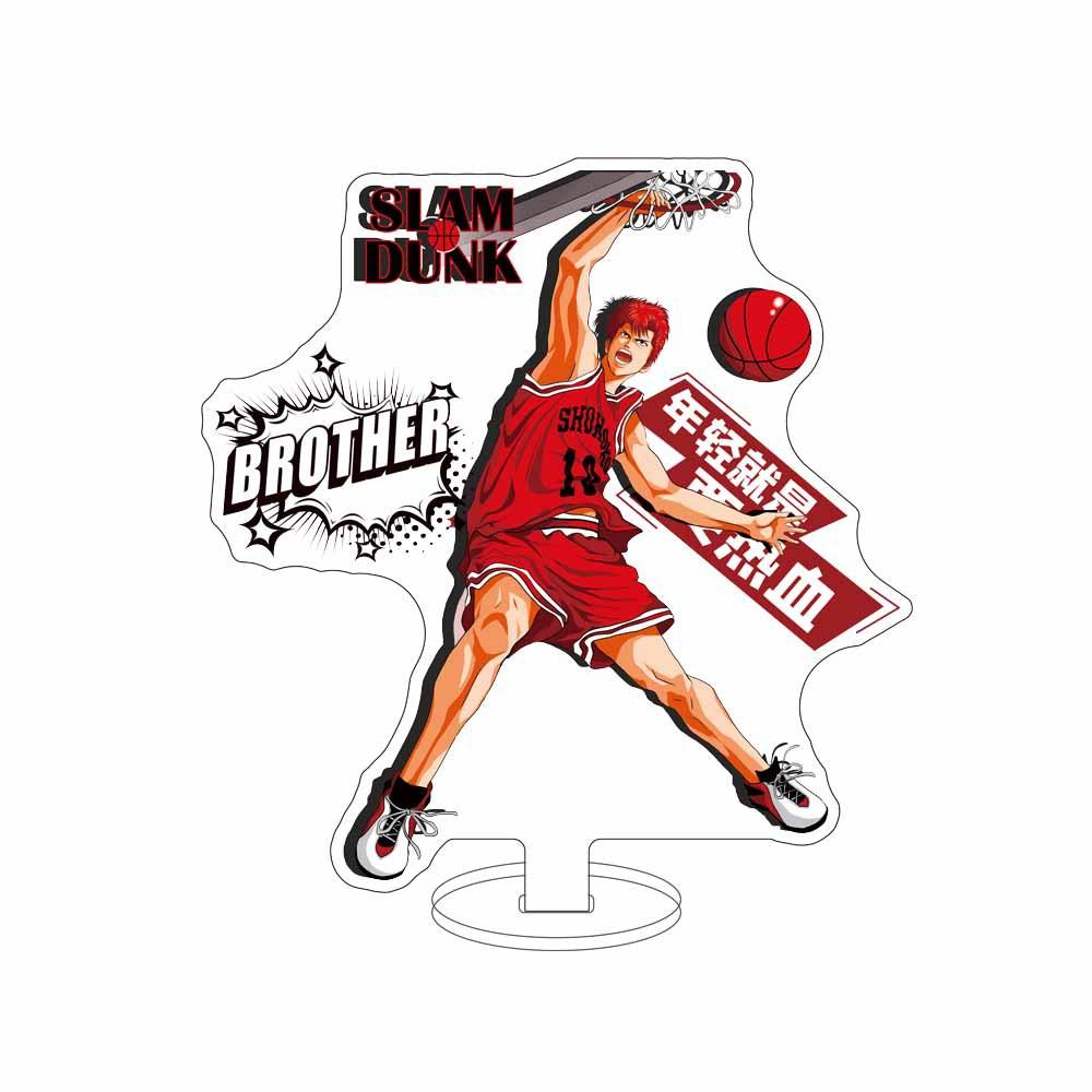 Kaede Rukawa Sakuragi Hanamichi Stojící akrylový stojan Japonské anime SLAM DUNK Role Figurka Model Plate Cospaly