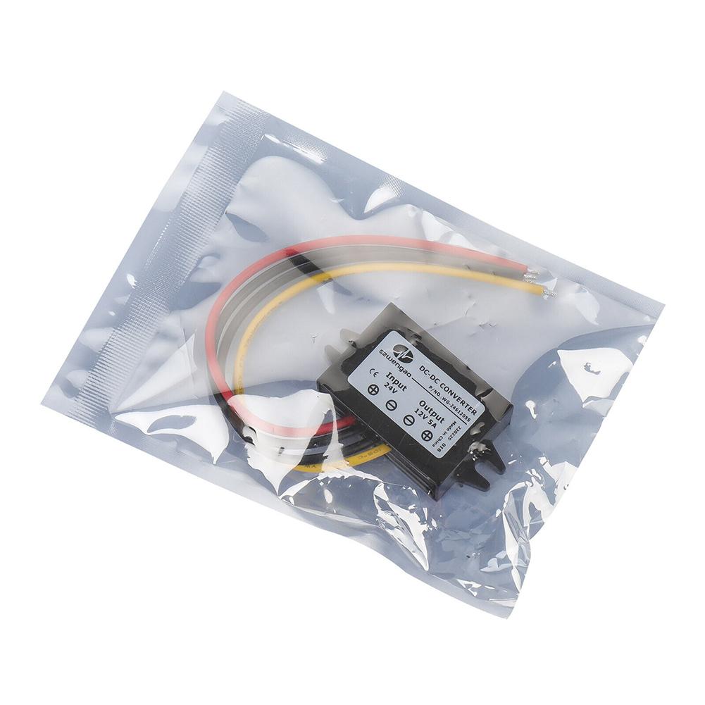 

Power Converter Voltage Converter Waterproof 18V 36V DC To 12V DC 5A 60W Dustproof In-car Stepdown High Quality China Mainland