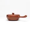Yixing Zisha Handmade Red Jiangpo Ruyi Teapot by Renowned Artist - Ideal Tea Set Gift